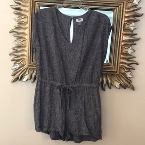 Denim romper